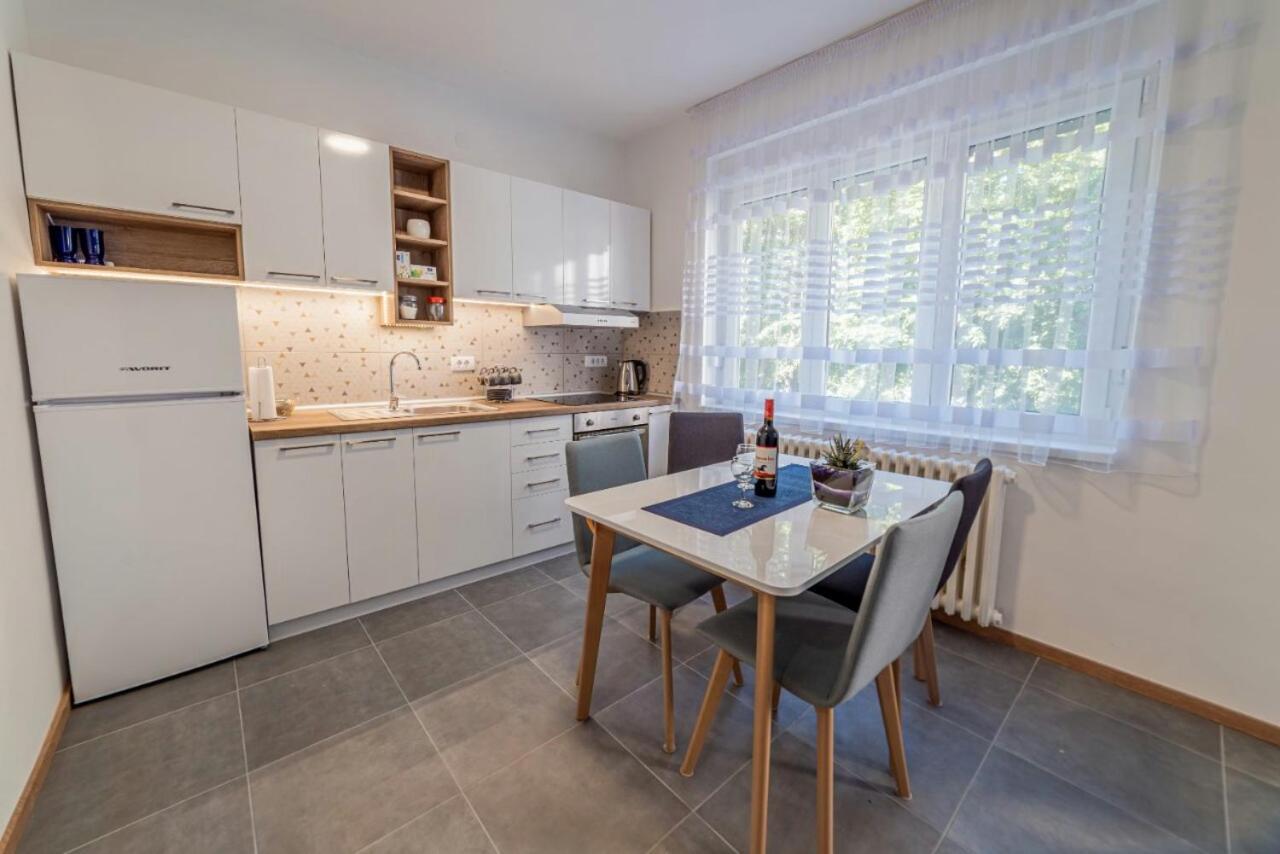 Appartamento Apartman Danube Lux Novi Sad Esterno foto